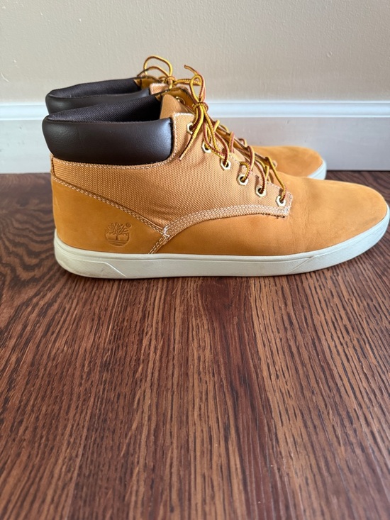 Timberland Men\'s Wheat/Tan Boots with Black Collar main image 7